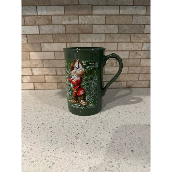 Bad Mood Dude Angry Since 1937 Disney Snow White Seven Dwarfs Grumpy 3D Mug Tall - Picture 1 of 3